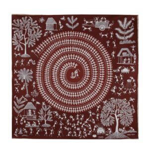 Warli Painting on Canvass